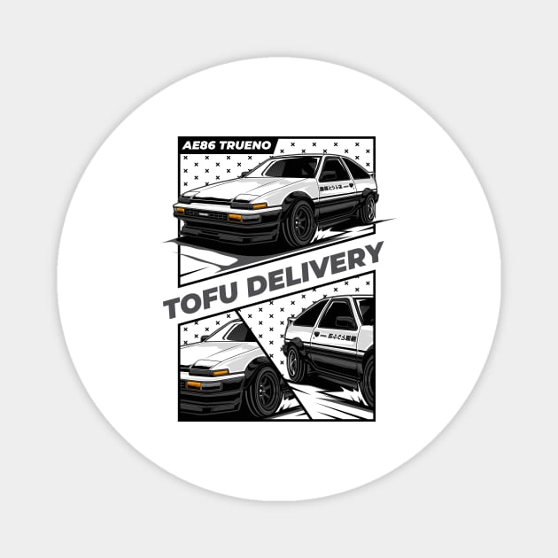 AE86 Trueno Initial D Magnet by cturs